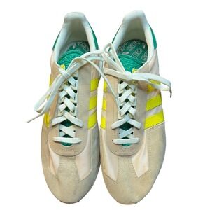 adidas Athletic Shoes in Cream, Yellow & Green